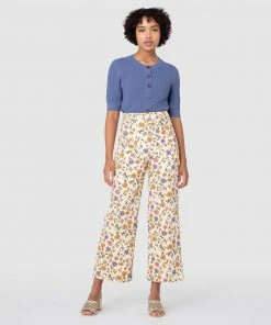 Princess Highway Heather Ditsy Drill Pants Cream -Deals The Style Setters Store http3A2F2Fstatic.theiconic.com .au2Fp2Fprincess highway 5633 5274241 5