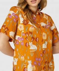 Princess Highway Scandinavian Cat Blouse Mustard -Deals The Style Setters Store http3A2F2Fstatic.theiconic.com .au2Fp2Fprincess highway 5644 2966531 4