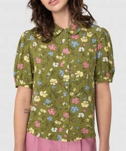 Princess Highway Heather Ditsy Blouse Green -Deals The Style Setters Store http3A2F2Fstatic.theiconic.com .au2Fp2Fprincess highway 6288 2027341 4