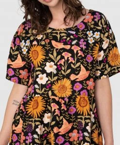 Princess Highway Wild Garden Smock Dress Black -Deals The Style Setters Store http3A2F2Fstatic.theiconic.com .au2Fp2Fprincess highway 7895 3019441 4