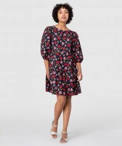 Princess Highway French Cherry Smock Dress Navy -Deals The Style Setters Store http3A2F2Fstatic.theiconic.com .au2Fp2Fprincess highway 8160 3637241 5