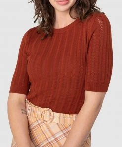 Princess Highway Brooke Knit Top Chocolate -Deals The Style Setters Store http3A2F2Fstatic.theiconic.com .au2Fp2Fprincess highway 8865 4641641 4