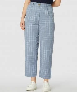 Princess Highway Tabitha Check Pants Blue