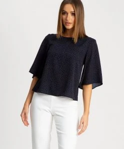 Reux Demi Top Navy Base Caramel Spot -Deals The Style Setters Store http3A2F2Fstatic.theiconic.com .au2Fp2Freux 0664 7665311 5