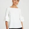 Reux April Boxy Top White