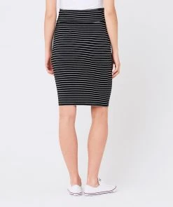 Ripe Maternity Mia Stripe Skirt Black/Flint -Deals The Style Setters Store http3A2F2Fstatic.theiconic.com .au2Fp2Fripe maternity 5490 476857 3