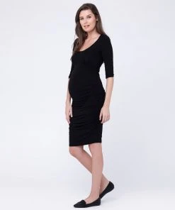 Ripe Maternity Cocoon Elbow Sleeve Dress Black -Deals The Style Setters Store http3A2F2Fstatic.theiconic.com .au2Fp2Fripe maternity 5566 067495 5