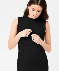 Ripe Maternity Layered Knit Nursing Dress Black -Deals The Style Setters Store http3A2F2Fstatic.theiconic.com .au2Fp2Fripe maternity 6032 174909 4