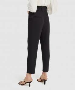 SABA Dharma Belted Slim Pants Black -Deals The Style Setters Store http3A2F2Fstatic.theiconic.com .au2Fp2Fsaba 7786 013199 4