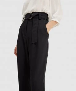 SABA Dharma Belted Slim Pants Black -Deals The Style Setters Store http3A2F2Fstatic.theiconic.com .au2Fp2Fsaba 7788 013199 5