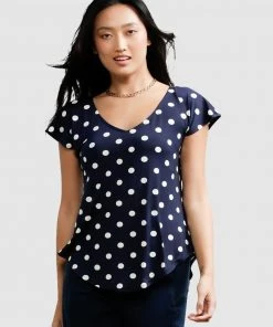 SACHA DRAKE Analia Top Navy Spot -Deals The Style Setters Store http3A2F2Fstatic.theiconic.com .au2Fp2Fsacha drake 1492 6221411 4