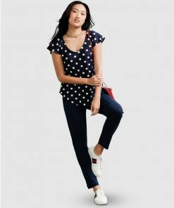 SACHA DRAKE Analia Top Navy Spot -Deals The Style Setters Store http3A2F2Fstatic.theiconic.com .au2Fp2Fsacha drake 1495 6221411 5