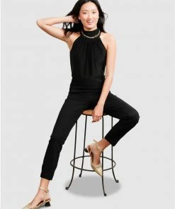SACHA DRAKE High Neck Tie Top Black -Deals The Style Setters Store http3A2F2Fstatic.theiconic.com .au2Fp2Fsacha drake 2764 608417 5