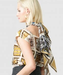 SACHA DRAKE Luna Park Top Mustard Scarf Print -Deals The Style Setters Store http3A2F2Fstatic.theiconic.com .au2Fp2Fsacha drake 3331 1820451 5