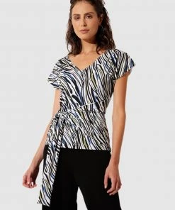 SACHA DRAKE Sideshow Top Zebra