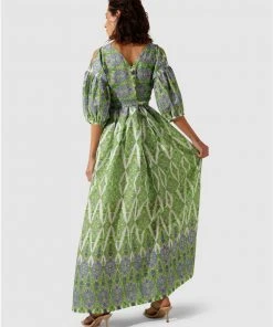 SACHA DRAKE Dandelion Floats Maxi Lime Lavender Fine Cotton -Deals The Style Setters Store http3A2F2Fstatic.theiconic.com .au2Fp2Fsacha drake 4876 0528441 3