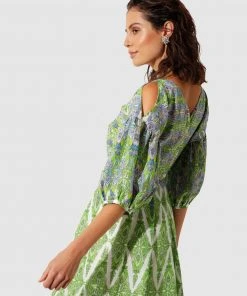 SACHA DRAKE Dandelion Floats Maxi Lime Lavender Fine Cotton -Deals The Style Setters Store http3A2F2Fstatic.theiconic.com .au2Fp2Fsacha drake 4881 0528441 5