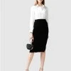 SACHA DRAKE Pencil Skirt Black