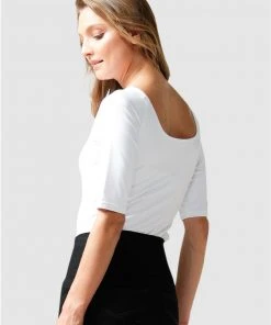 SACHA DRAKE 3/4 Sleeve Top White -Deals The Style Setters Store http3A2F2Fstatic.theiconic.com .au2Fp2Fsacha drake 5987 8256511 4