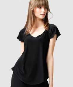 SACHA DRAKE Analia Top Black