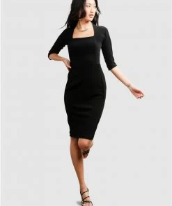 SACHA DRAKE Iris Dress Black