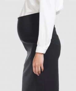 Soon Maternity Flora Fold Pencil Maternity Skirt Black -Deals The Style Setters Store http3A2F2Fstatic.theiconic.com .au2Fp2Fsoon maternity 9655 1635031 4