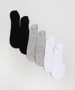 Staple Superior 6-Pack No-Show Socks Assorted