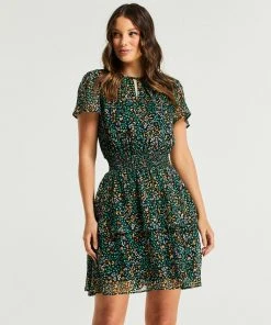 Stella Golden Berry Dress Print