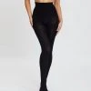 The Legwear Company 2-Pack 120 Denier Support Tights Black
