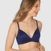 Triumph Body Make-Up Soft Touch Wirefree Bra Navy