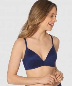 Triumph Body Make-Up Soft Touch Wirefree Bra Navy