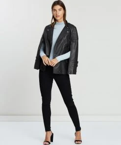 West 14th Crosby Leather Cape Black Leather -Deals The Style Setters Store http3A2F2Fstatic.theiconic.com .au2Fp2Fwest14 0249 863738 5