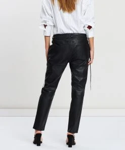 West 14th Bondi Slouch Pants Black Stretch Leather -Deals The Style Setters Store http3A2F2Fstatic.theiconic.com .au2Fp2Fwest14 1563 646738 3