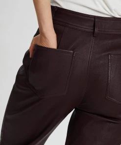 West 14th Prospect Pants Shiraz Leather -Deals The Style Setters Store http3A2F2Fstatic.theiconic.com .au2Fp2Fwest14 2695 1810901 4