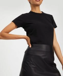 West 14th Rockerfeller Skirt Dark Marine Leather -Deals The Style Setters Store http3A2F2Fstatic.theiconic.com .au2Fp2Fwest14 9792 9291241 4