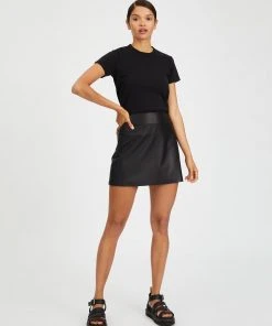 West 14th Rockerfeller Skirt Dark Marine Leather -Deals The Style Setters Store http3A2F2Fstatic.theiconic.com .au2Fp2Fwest14 9794 9291241 5