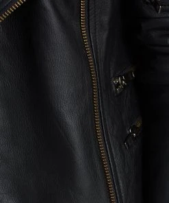 West 14th Greenwich Street Motor Jacket Black Leather -Deals The Style Setters Store http3A2F2Fstatic.theiconic.com .au2Fp2Fwest14 9934 561928 6